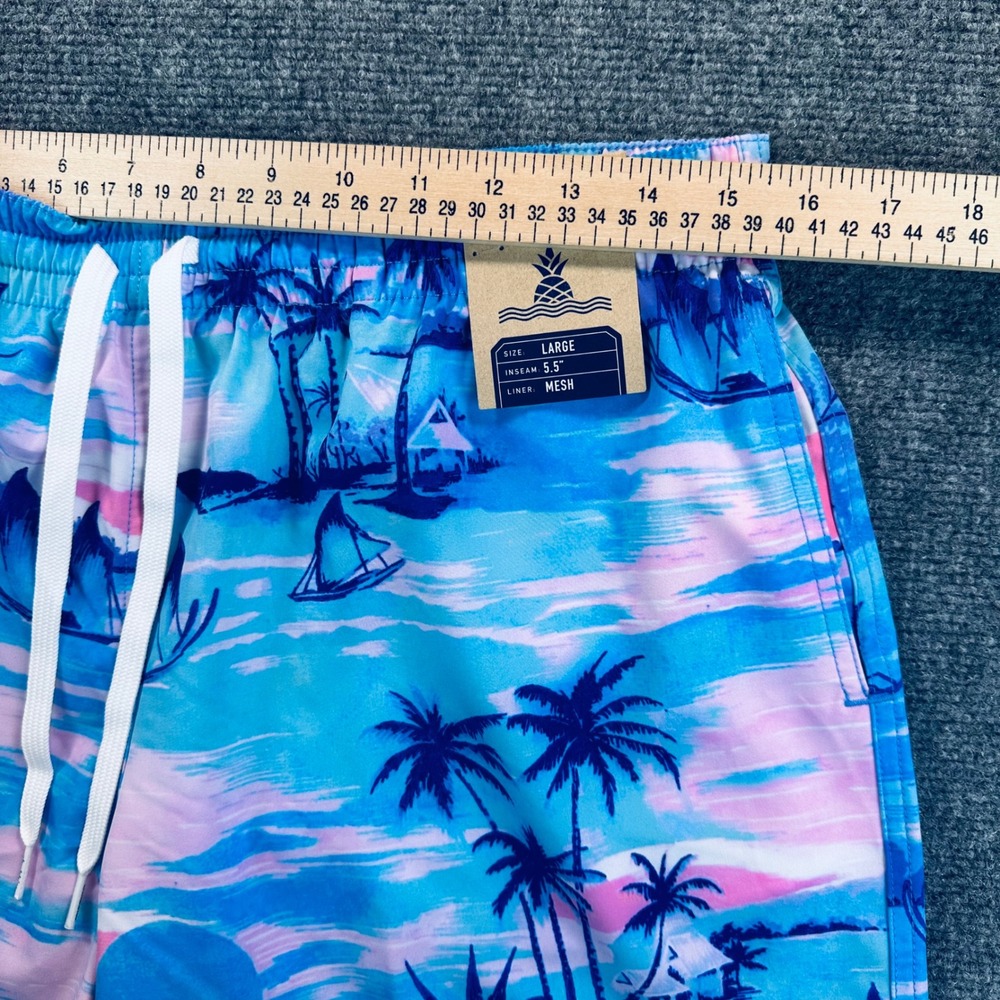 Chubbies Mens XL 5.5" Mesh Lined She's Got A Ticket To Tides Classic Swim Trunks - Picture 10 of 14